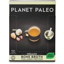 Planet Paleo Organic Bone Broth Collagen Protein Herbal Defence 10 Pack