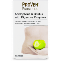 ProVen Probiotics Acidophilus & Bifidus with Digestive Enzyme 30 Capsules