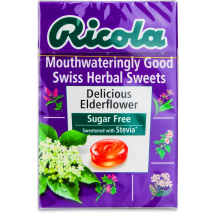 Ricola Delicious Elderflower Sugar Free Lozenges 45g