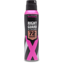 Right Guard Invisible Xtreme 72hr Anti-perspirant 150ml