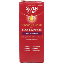 Seven Seas Cod Liver Oil Max Strength 450ml