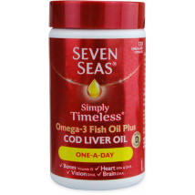 Seven Seas Cod Liver Oil One-A-Day 120 Capsules
