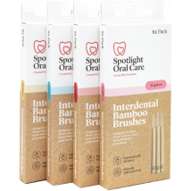 Spotlight Oral Care Bamboo Interdental Brushes 0.5mm 8 Pack