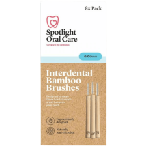Spotlight Oral Care Bamboo Interdental Brushes 0.6mm 8 Pack
