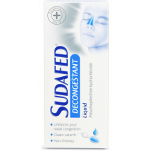 Sudafed Decongestant Liquid 100ml