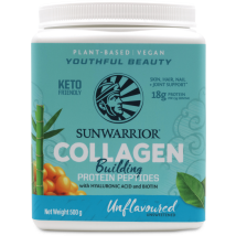 SunWarrior Collagen Building Protein Peptides Unflavoured 500g