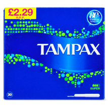Tampax Blue Box Super 20