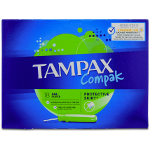 Tampax Compak Super Applicator Tampons 18 Pack