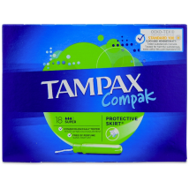 Tampax Compak Super Applicator Tampons 18 Pack