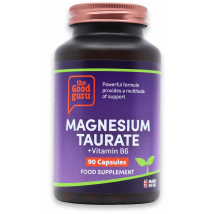The Good Guru Magnesium Taurate + Vitamin B6 90 Capsules