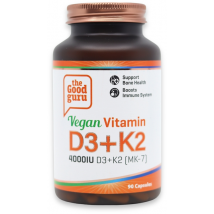 The Good Guru Vegan Vitamin D3 + K2 90 Capsules