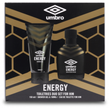 Umbro Energy Gift Set Shower Gel & Eau De Toilette