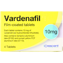 Vardenafil Crescent 10mg 4 Tablets