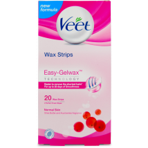 Veet Wax Strips Shea Butter & Acai Berries 20 Wax Strips