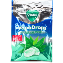 Vicks VapoDrops Eucalyptus Lozenges with Cooling Menthol 72g