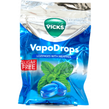 Vicks Vapodrops Menthol Sugar Free Lozenges 72g