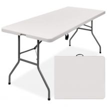 Goliving  Inklapbare Tafel  180 x70x74cm  Wit