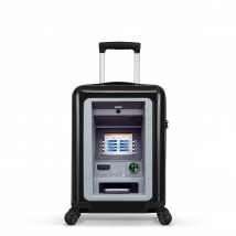 Stickercase   Handbagage Koffer  54cm  GrafietZwart