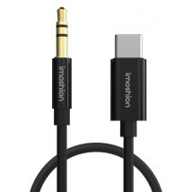 Imoshion  AUX male to USB C male  Zwart