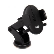 R2B  Telefoonhouder Auto  Dashboard / Raam  Zwart