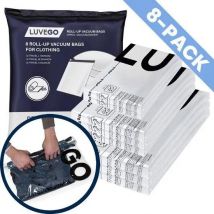 Luvego   Vacuüm Oprolzakken  8-Pack