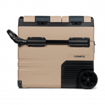 Steamy E Elektrische Koelbox op wielen  54L  Woestijnzand