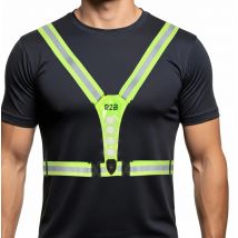 R2B  Hardloopvest oplaadbaar  Geel
