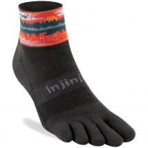 Injinji  Trail Midweight Mini-Crew  sokken  Oranje  Grijs