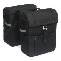 New Looxs  Dubbele Fietstas Vigo 37 Liter  Zwart
