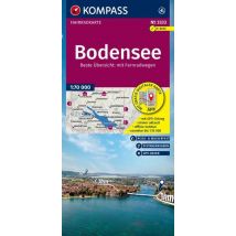 Kompass fietskaart 3333 Bodensee