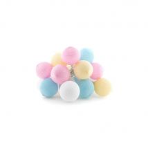 Cotton Ball Lights  Outdoor Lichtslinger  Starter  Pastel  Meerkleurig