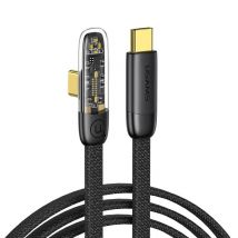 Usams USB-C Kabel  1.2m  Zwart  Zwart