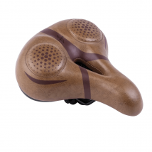 Voltano  Fietszadel Met Voorgevormde Gelpads  Bruin