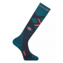 STOX Ski compressiesokken heren  Petrol   43-46