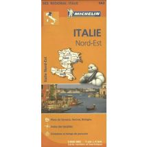 Michelin wegenkaart Regional 562 Italië noord-oost