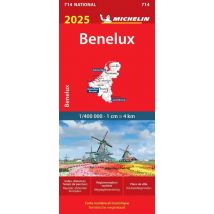 Michelin  wegenkaart 714 Benelux 2025  Diversen