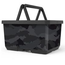 The Basky Company  Fietsmand Basky Camo Black  Oranje