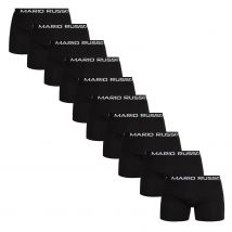Mario Russo Heren 10-Pack Basic Boxers   Zwart