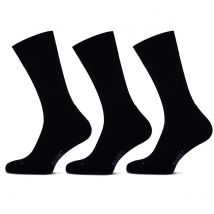 Basset   Casual 3 paar  Merinowollen sokken  Blauw