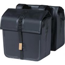 Basil  fietstas dubbel Urban dry black 50L