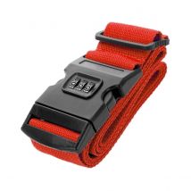 Thousandtravelmiles  Kofferriem met Cijferslot  180*5cm  Rood  Rood