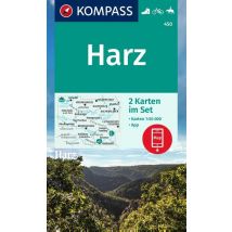 Kompass wandelkaart 450 Harz