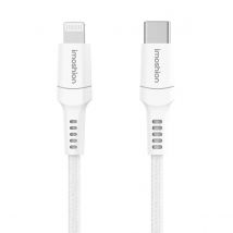 Imoshion  Lightning  USB-C kabel 0,25 meter  Wit
