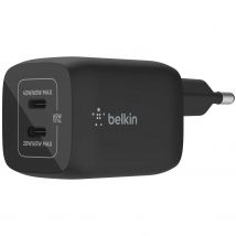 Belkin   Adapter 2 poorts  USB-C  65W  Zwart