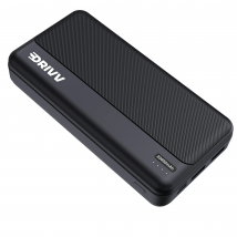 Drivv.  Powerbank 20.000 mAh  22.5w Snellader  Zwart