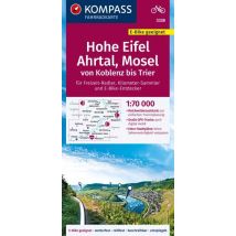 Kompass fietskaart 3338 Hohe Eifel, Ahrtal Moezel
