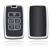 Dutch Shield  Sleutelhoesje  Jaguar zwart B5  Zwart-Zilver