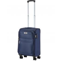 Travelz  Softspinner handbagage koffer 55cm  Blauw