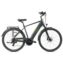 Torpado  Voyager heren ebike midmotor  Zwart