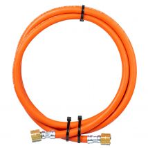 Sievert  propaanslang  2 m  Ø4 mm  3/8" LH  Oranje